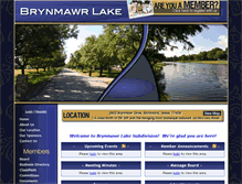 Tablet Screenshot of brynmawrlake.com